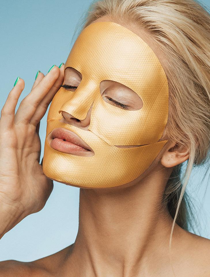 24K Gold Repair Collagen Face Mask (3 Units) - FRAÎCHEUR PARIS